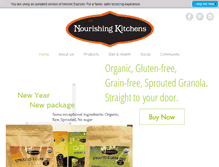 Tablet Screenshot of nourishingkitchenspantry.com